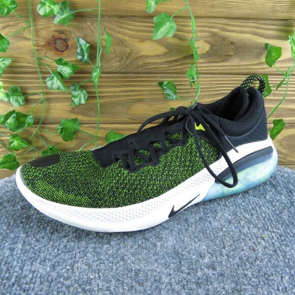 Nike Joyride Run Men Sneaker Shoes Size 9.5 Medium Green‎ Fabric Lace Up - Picture 1 of 10